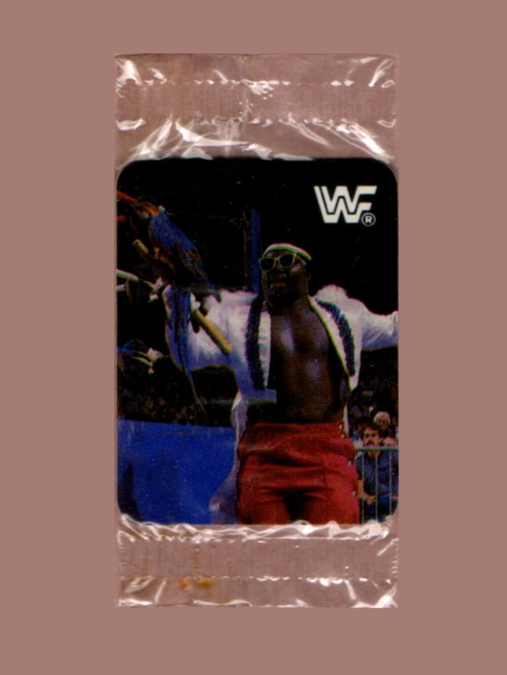 Hostess 1987 WWF WrestleMania Mini Sticker Card Koko B Ware Sealed